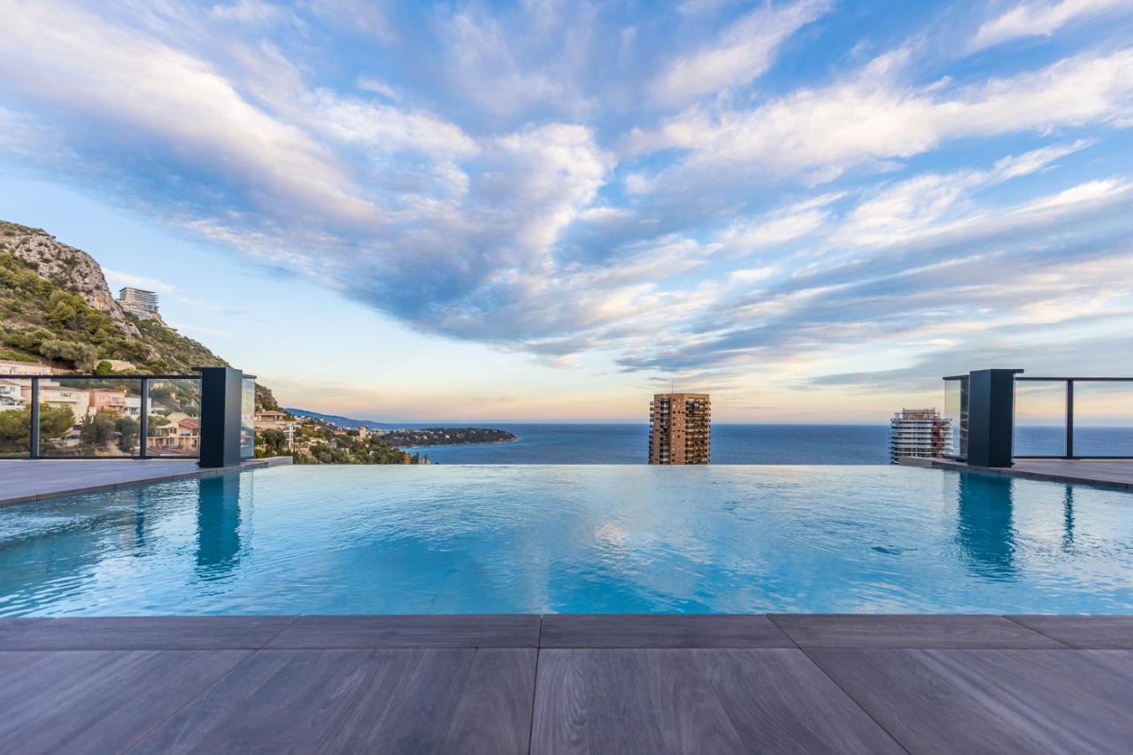 Monaco View, Pool, Garage, 100 M2 Terrace Apartment Beausoleil Exterior photo