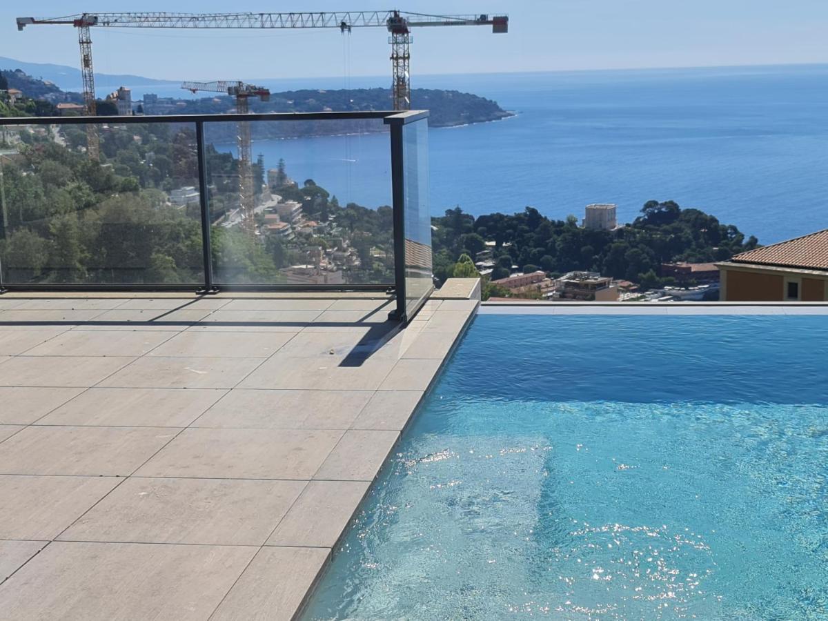 Monaco View, Pool, Garage, 100 M2 Terrace Apartment Beausoleil Exterior photo
